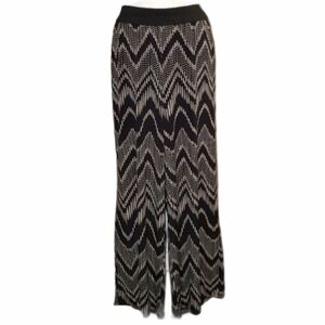 Vintage - 90's Black & Tan Palazzo Pants